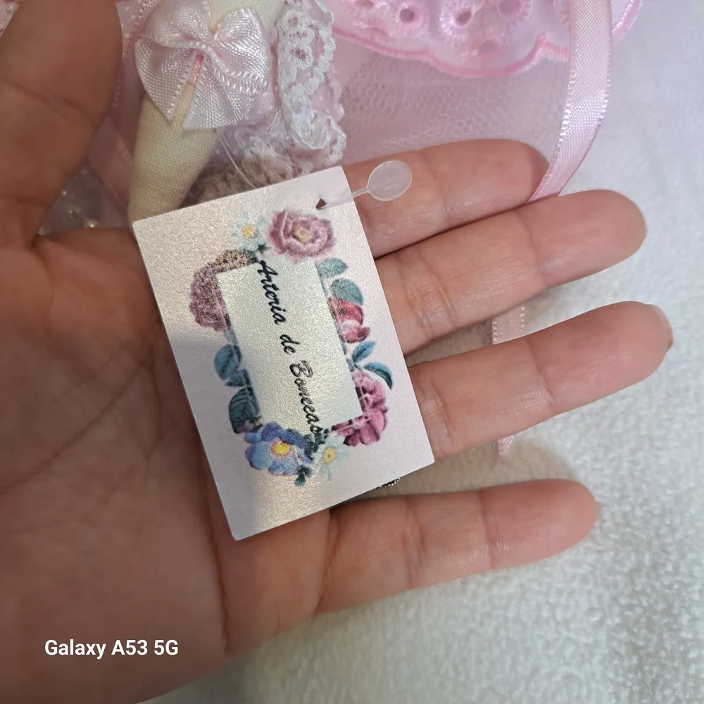 Pink Ballerina Doll with Lace Dress
